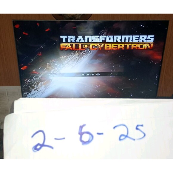 Transformers Fall of Cybertron (Xbox 360) Complete CIB w/ Manual & Tested - RARE